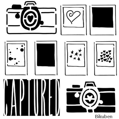 The Crafters Workshop - Stencil - Captured 6x6"