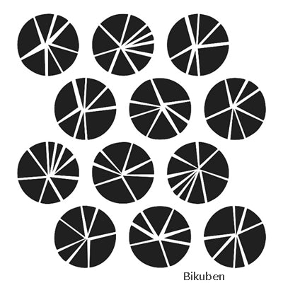 The Crafters Workshop - Stencil - Shattered Circles 6x6"