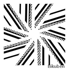 The Crafters Workshop - Stencil - Pinwheel 6x6"