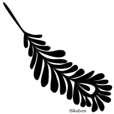 The Crafters Workshop - Stencil - Single Feather 4x4"