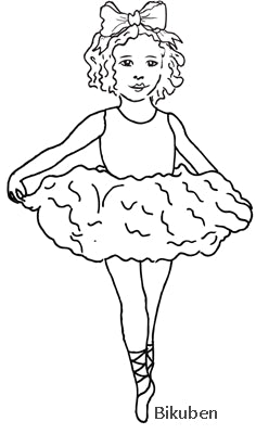 Melissa Frances - Cling Stamp - Tu-Tu Cute