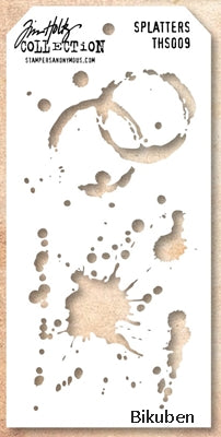 Tim Holtz - Stencil - Splatters