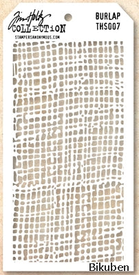 Tim Holtz - Stencil - Burlap