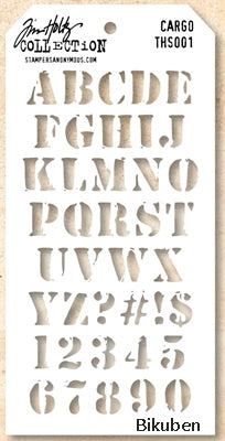 Tim Holtz - Stencil - Cargo