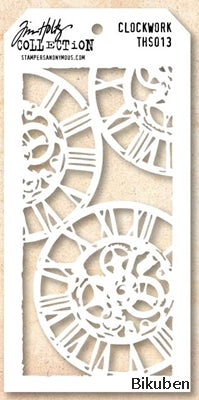Tim Holtz - Stencil - Clockwork