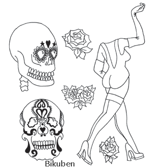 Dylusions - Pin Up Queen - Stamp