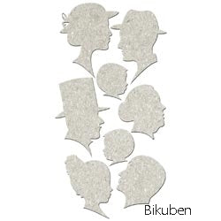 FabScraps - Chipboard - Silhouettes - Diecuts