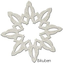 FabScraps - Chipboard - Snowflake 2 - Diecut