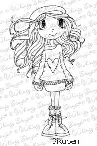 Whimsy Stamps - Cling mount - Fall Love