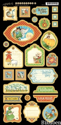 Graphic45 - Mother Goose - Chipboard Die-Cuts 2