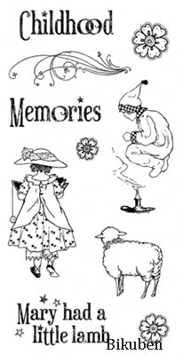 Hampton Art & Graphic45 - Mother Goose - Cling Stamp 2