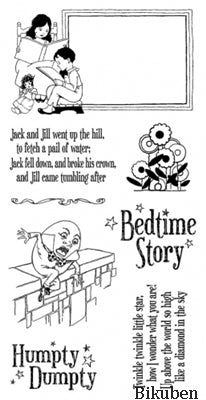 Hampton Art & Graphic45 - Mother Goose - Cling Stamp 3