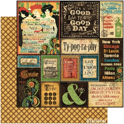 Graphic45 - Typography 12x12"