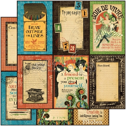 Graphic45 - Typography - Imagine 12x12"