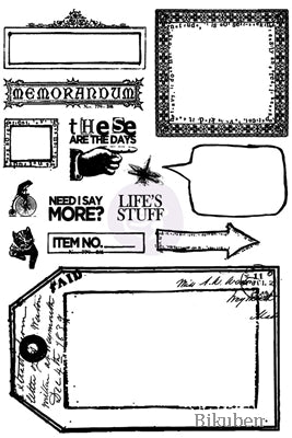 Prima - Everyday Vintage - Cling Stamp