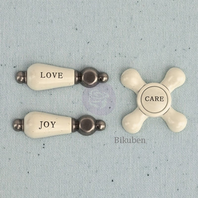 Prima - Junkyard Findings - Vintage Tub Knobs