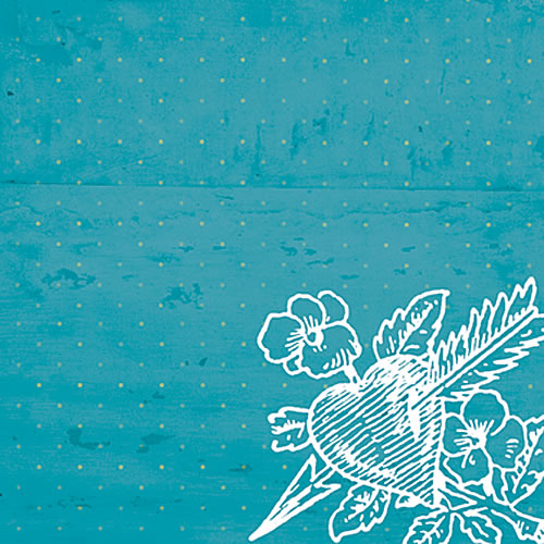 Rock Star: Blue Dot Flocked