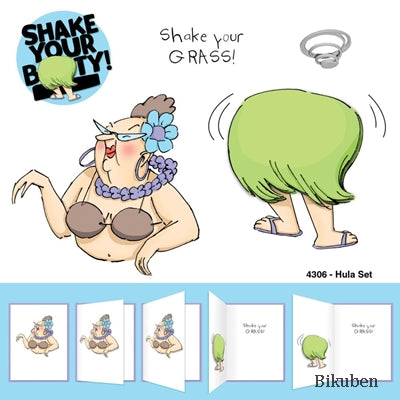 Art Impressions - Cling Mounted - Hula Set