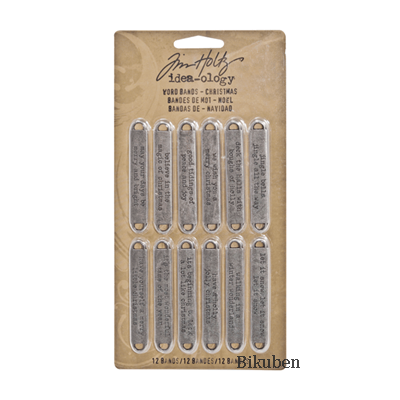 Tim Holtz - Ideaology - Word Bands - Christmas