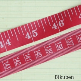 Maya Road - Vintage Tape Measure Trim - Firehouse Red - METERSVIS