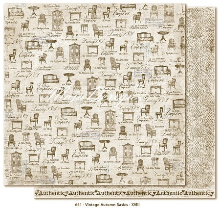 Maja Design: Vintage Autumn Basics - No XVIII      12 x 12"