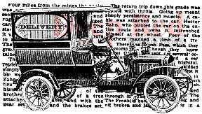 Deep Red Stamps - Vintage Delivery Truck - Cling Stamp