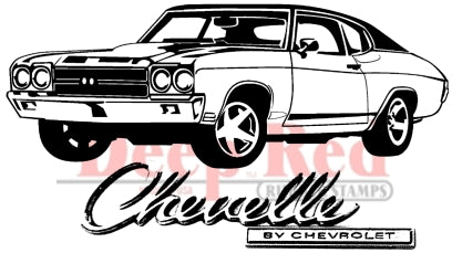 Deep Red Stamps - Chevelle - Cling Stamps