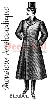 Deep Red Stamps - Victorian Gentleman - Cling Stamp