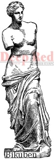 Deep Red Stamps - Venus De Milo - Cling Stamp