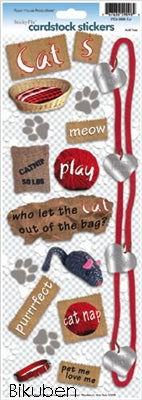 Paperhouse - Cardstock stickers - Cat
