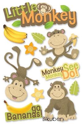 Paperhouse - 3D Stickers - Little Monkey