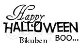 Bildmålarna - Happy Halloween Boo Text - Stamp