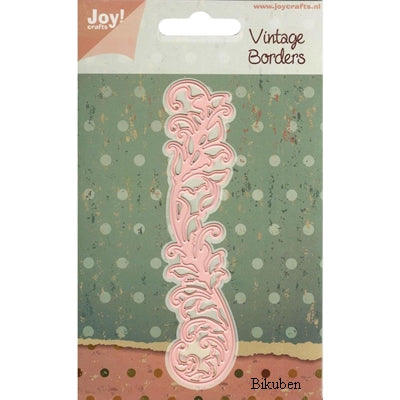 Joy! Craft Dies - Vintage Border Dies - Flower Swirl 1