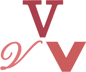 Cookie Cutter Monogram V