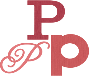 Cookie Cutter Monogram P