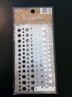 Papirdesign: Krystaller - Sort/Grå