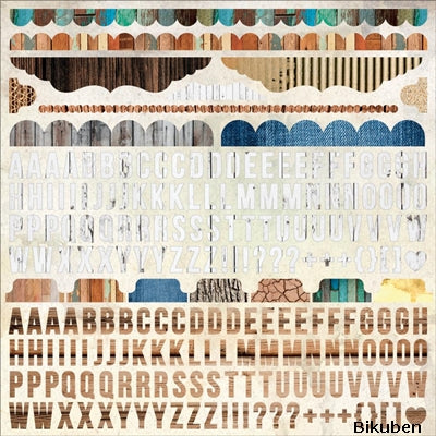 KaiserCraft - Base Coat - Stickers 12x12"