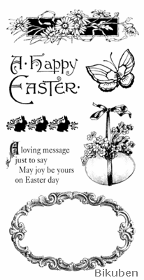Graphic45 & Hampton Art - Sweet Sentiments - Cling Stamp 3