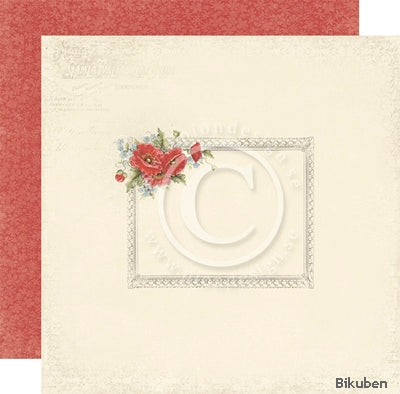 Pion Design - Flower Frames - Papaver 12x12"