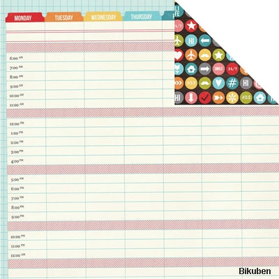 Simple Stories - Daily Grind - Day In, Day Out 12x12"