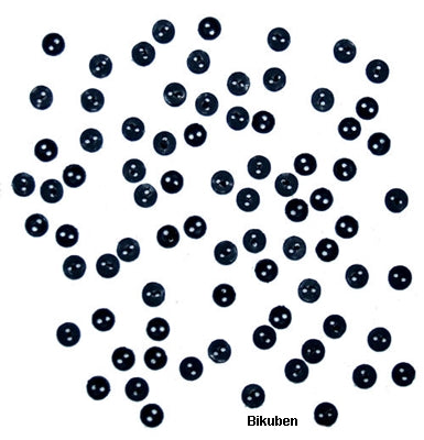 Dress it Up - Micro Mini - Round Black Buttons