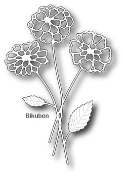 Memory Box - Zinnia Bouquet Dies