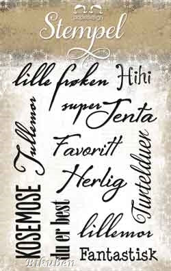 Papirdesign: Lille Frøken - Clear Stamps