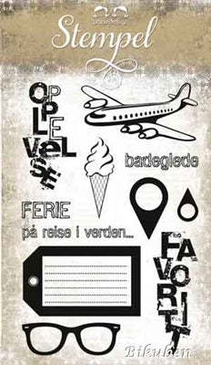 Papirdesign: Ferie - Clear Stamps