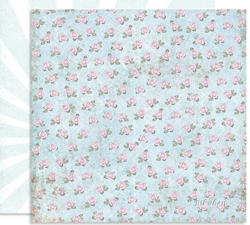 Papirdesign: Forventning - En rose til jubilanten      12 x 12"