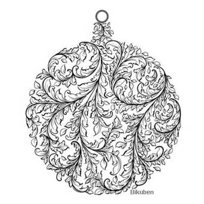 IndigoBlu - Baroque Bauble - Montert Stempel