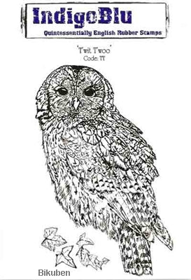 IndigoBlu - T'wit T'woo - Mounted Stamp