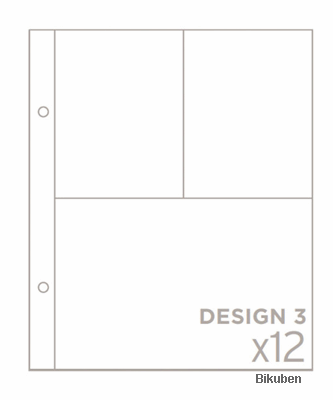 American Crafts - Project Life - 6x8" Pocket Pages D3