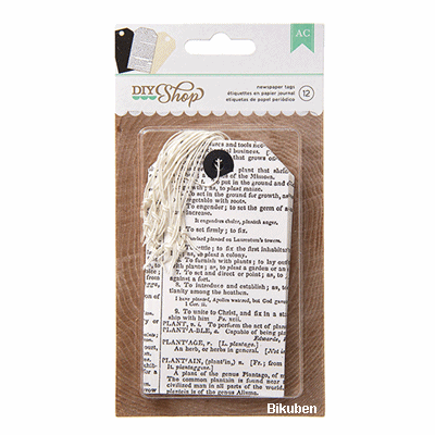 American Crafts - DIY Shop - Tags - Newsprint