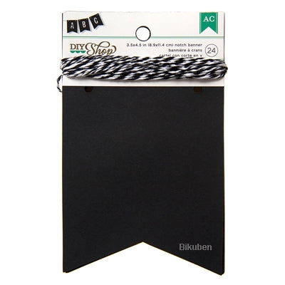 American Crafts - DIY Shop - Notch Banners - Chalkboard